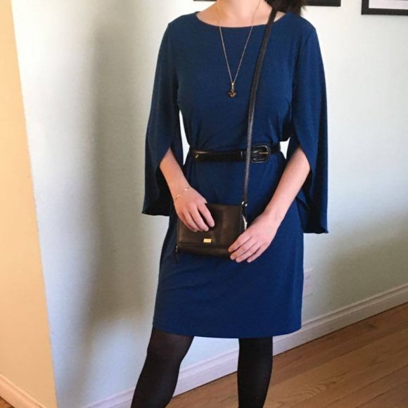 Royal Blue Shift Dress, Chico's 1x - Picture 2 of 3